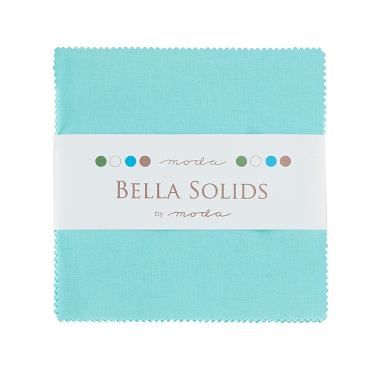 Bella Solids 5" Square Pack (Charm Pack) in Egg Blue by Moda for Moda (9900PP 85)
